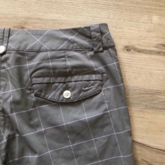 Nike Gray Checkered Women's Pants - Picture 4 of 8